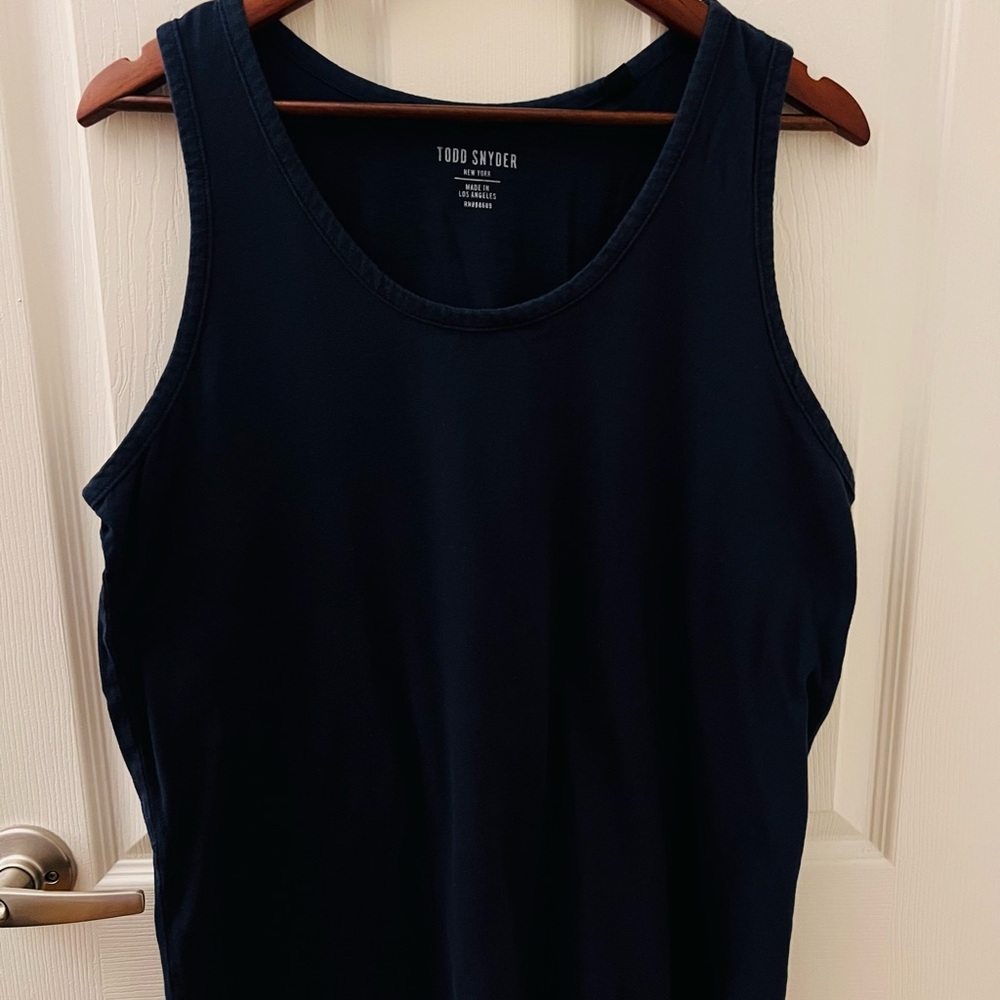 Todd Snyder Navy Blue Men’s Tank Top